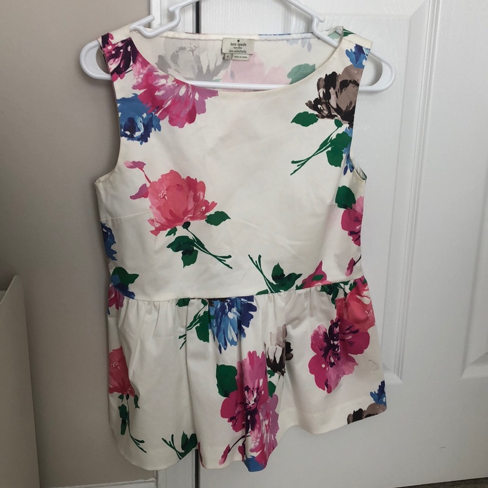 Kate Spade Peplum Top